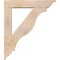 Ekena Millwork Funston Traditional Smooth Bracket w/ Offset Brace, Douglas Fir, 7 1/2"W x 38"D x 44"H BKT0806X38X44FST01SDF - alternate 4